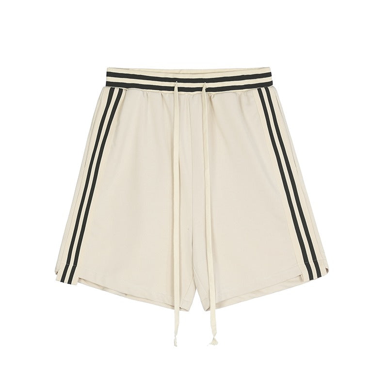 Stitching Track Loose Shorts