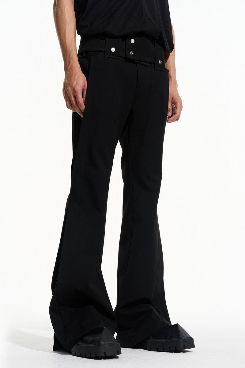 BNP Snap Waist Flared Trousers
