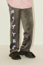 Empty Reference Logo Velvet Pants