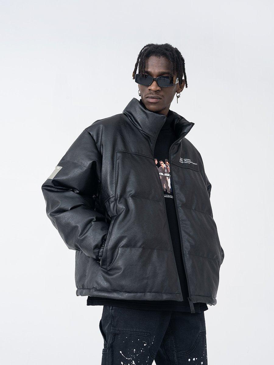H/C Leather Down Jacket - UK Only