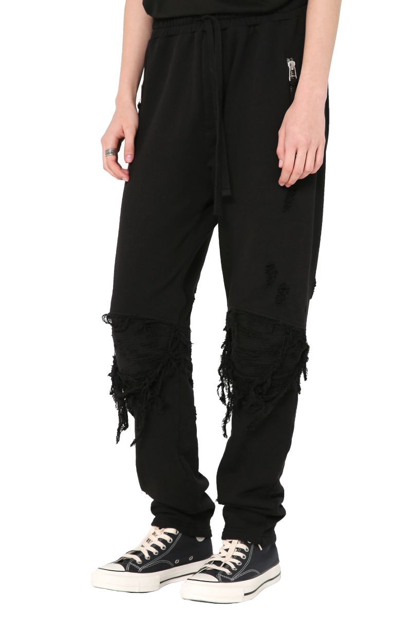 Unknown World Heavy Distressed Sweatpants