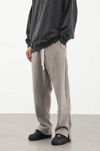 Slit Straight Sweatpants