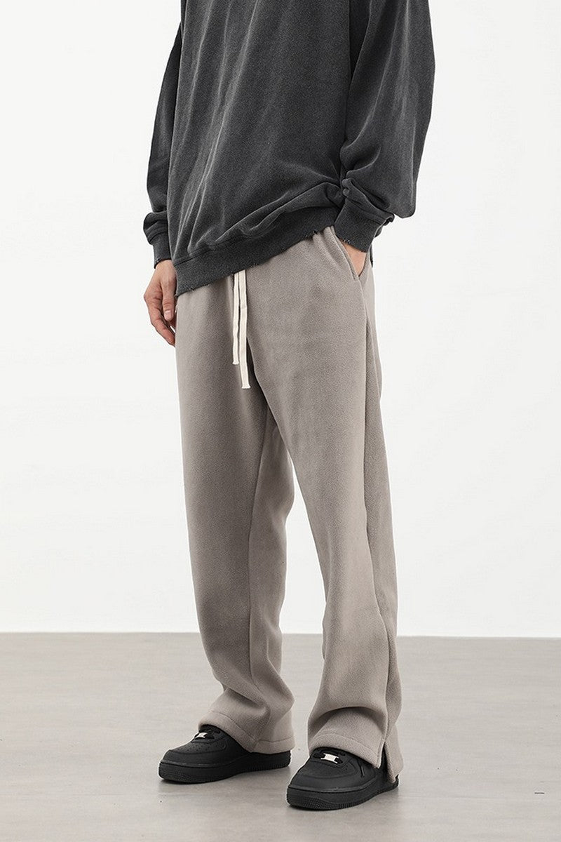 Slit Straight Sweatpants