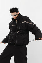 Folded Irregular Down Jacket