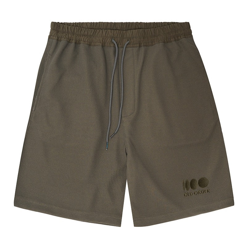 OO Waffle Loose Logo Shorts