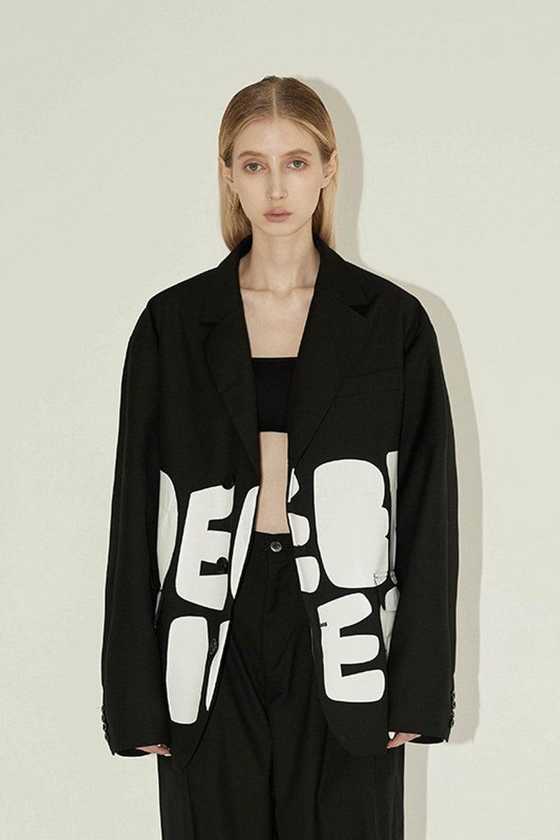 Empty Reference Deep Lies Print Suit