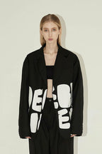 Empty Reference Deep Lies Print Suit
