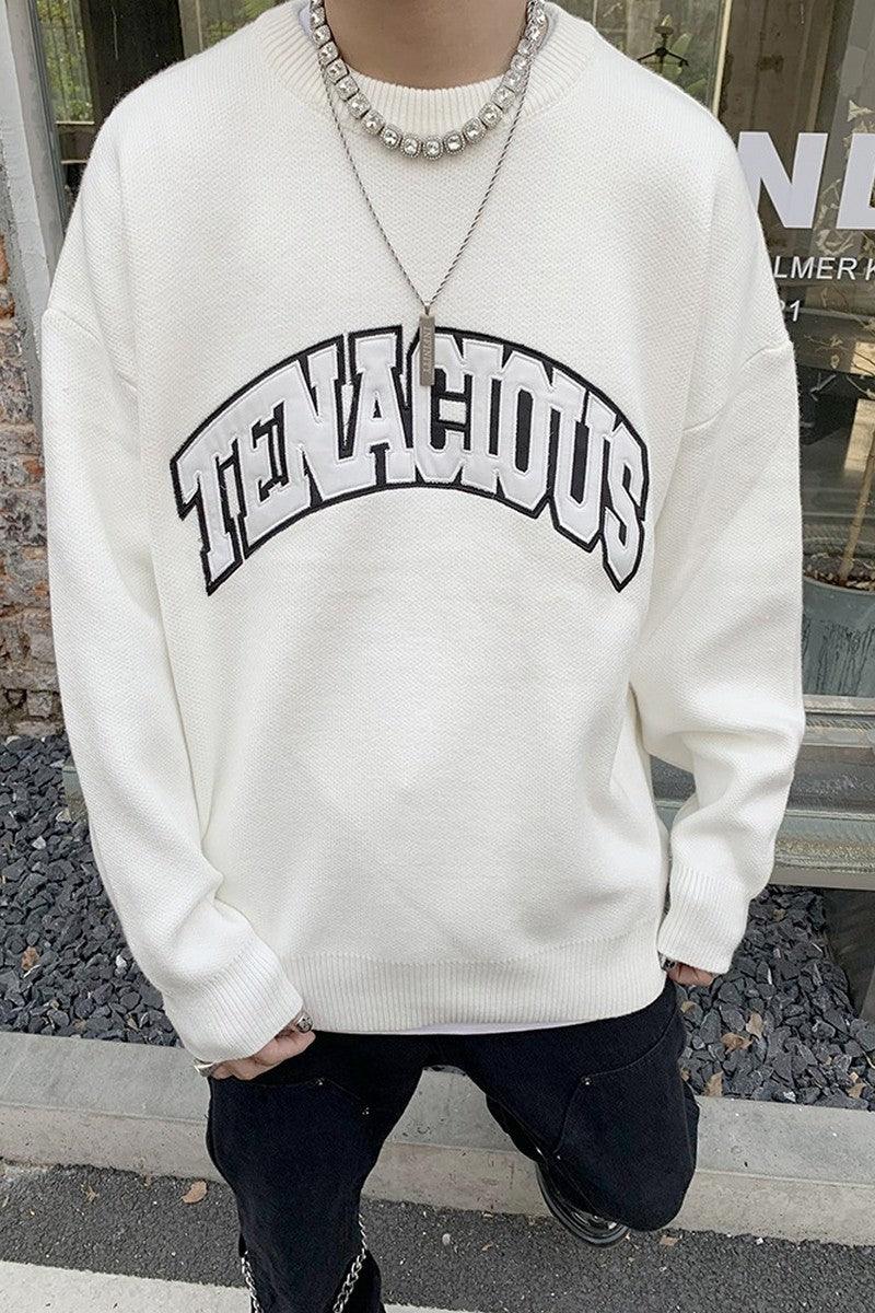 CZ Tenacious Embroidered College Sweater