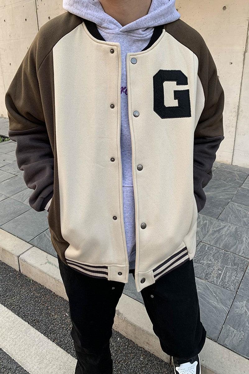 CZ Stitched Basic Varsity Jacket