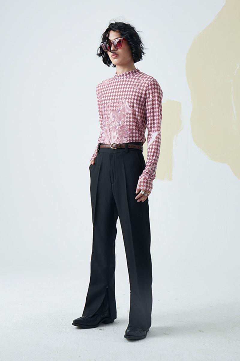 Mix7 Flared Suit Trousers