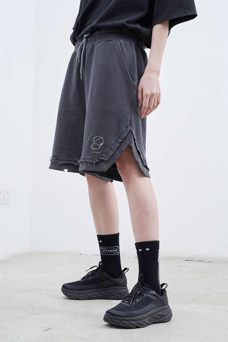 STEEPC Embroidered Logo Knitted Shorts