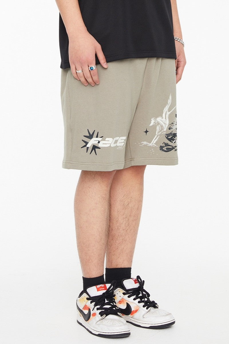 F2CE Pegasus Print Shorts