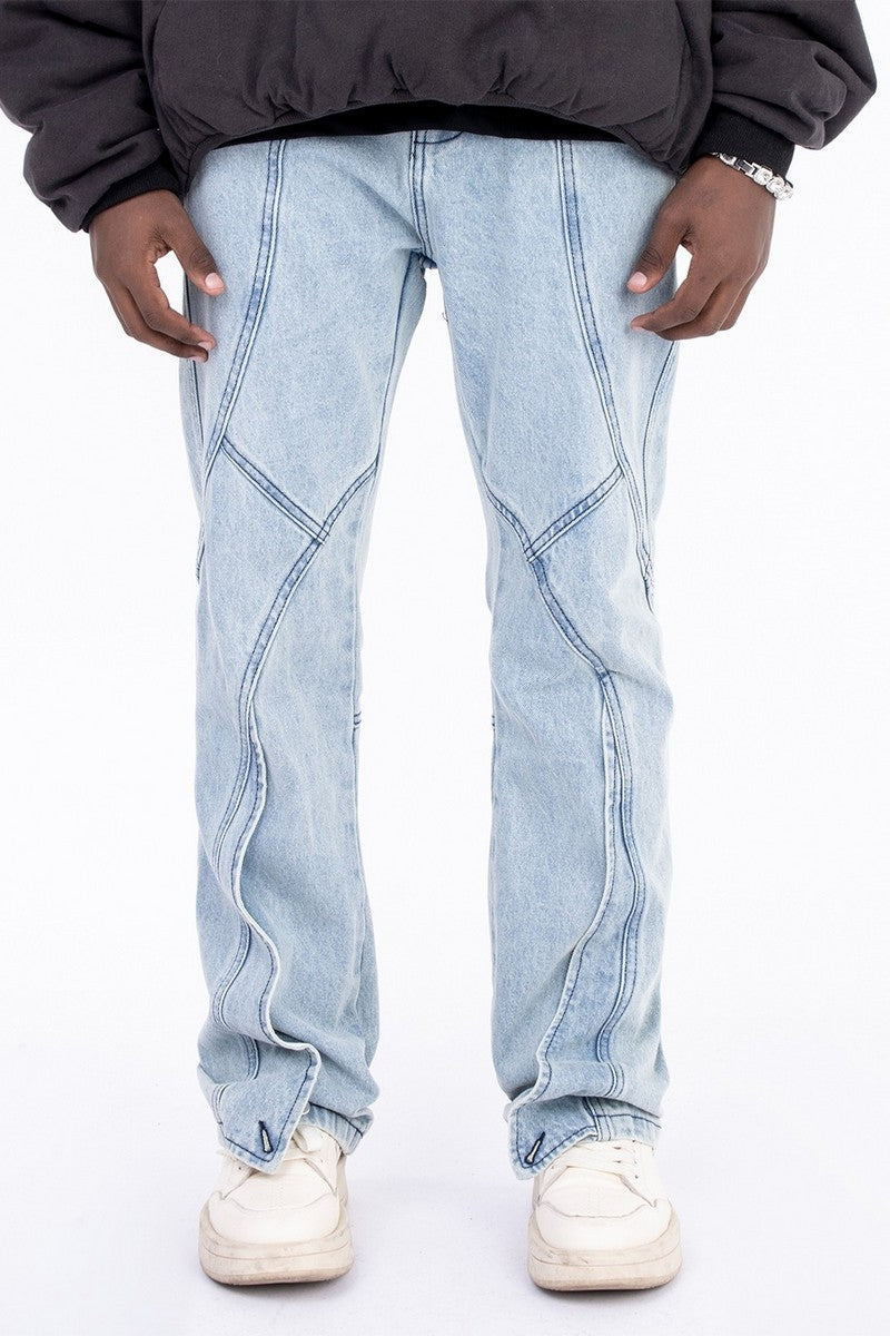 Layered Flared Jeans