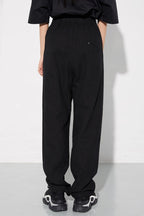 Unknown World Cut Straight Trousers