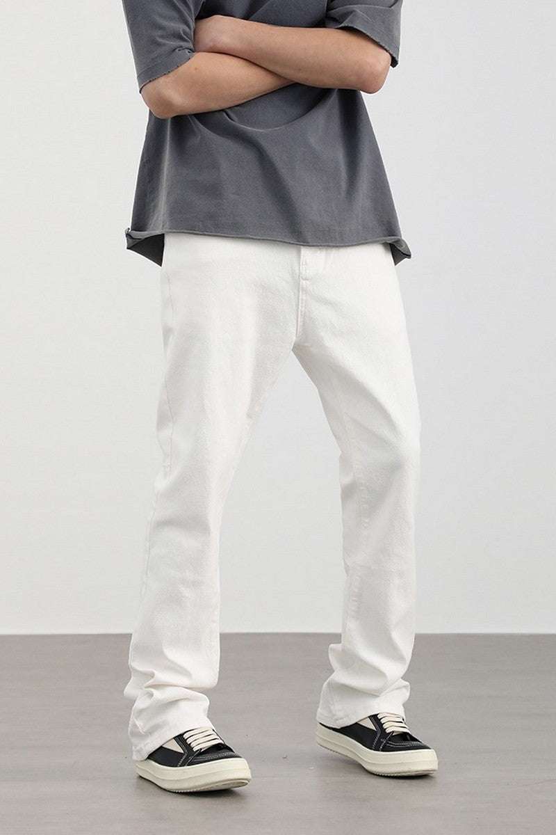Loose Washed Flared Jeans
