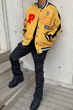 CZ ED Embroidered Corduroy Jacket