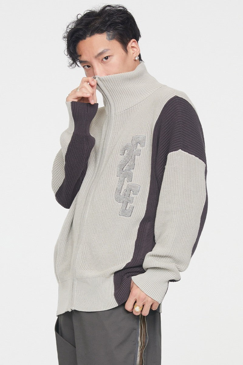 F2CE Embroidered Logo Knit Sweater