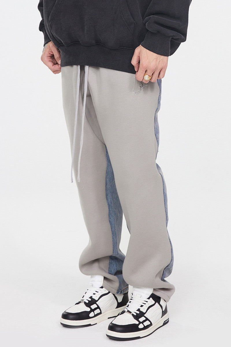 F2CE Stitched Washed Sweatpants Jeans