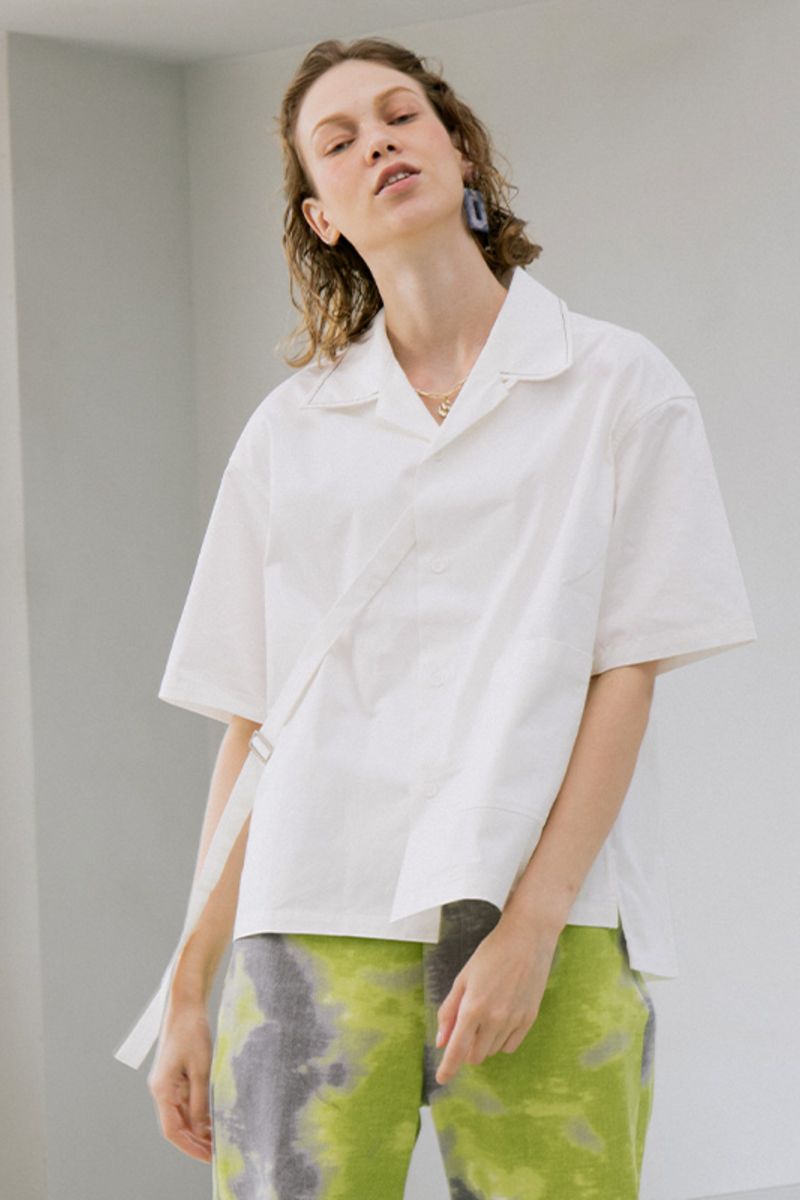 Mix7 White Cuban Shirt