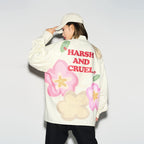 H/C Handpainted Cartoon Flowers L/S Shirt