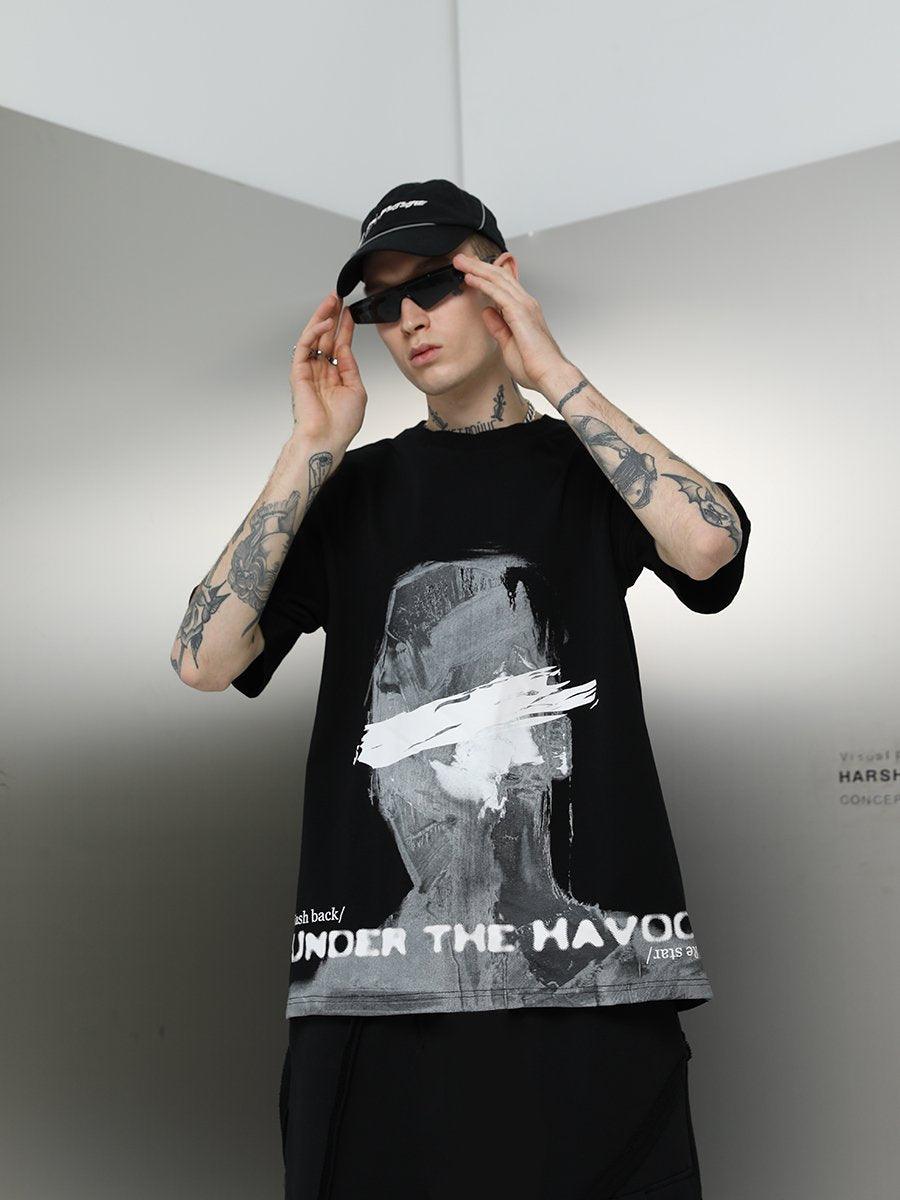 H/C Modern Art Brush Tee - UK Only