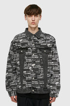 OO Full Print Logo Jeans Jacket
