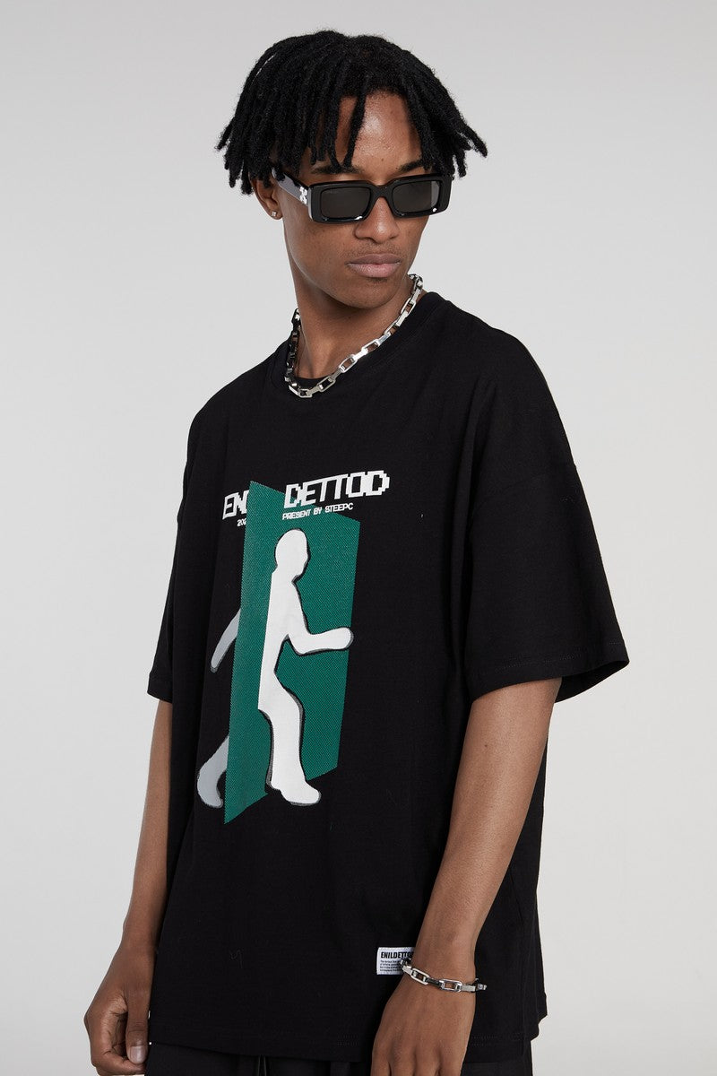 STEEPC Dimensions Printed Loose Tee