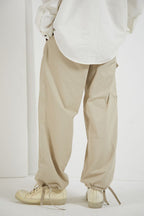 THINGY Khaki Irregular Trousers