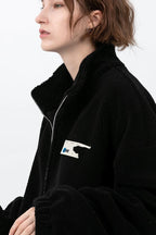 Center of Rotation Retro Velvet Logo Jacket