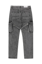 CZ Washed Straps Cargo Jeans