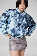 CZ Faces Printed Pilot Jacket