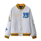 CZ ED Embroidered Woolen Varsity Jacket