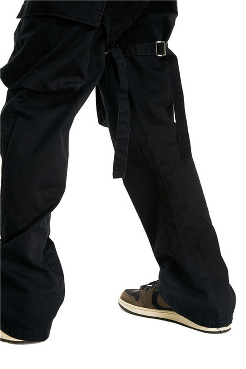 Old Order Straps Flared Cargo Trousers