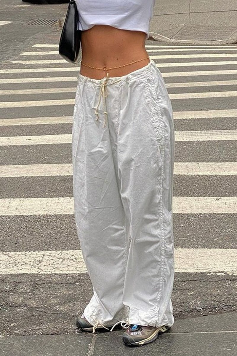 Light Loose Drawstring Cargos