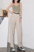 CZ Straight Casual Long Pants
