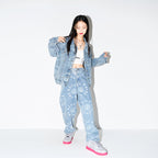 H/C 3D Circles All Over Jeans Jacket