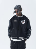 H/C 3D Angel Ring Varsity Jacket - UK Only