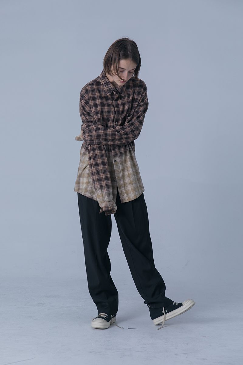THINGY Gradient Plaid L/S Shirt