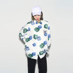 H/C 3D Dice Full Print L/S Shirt