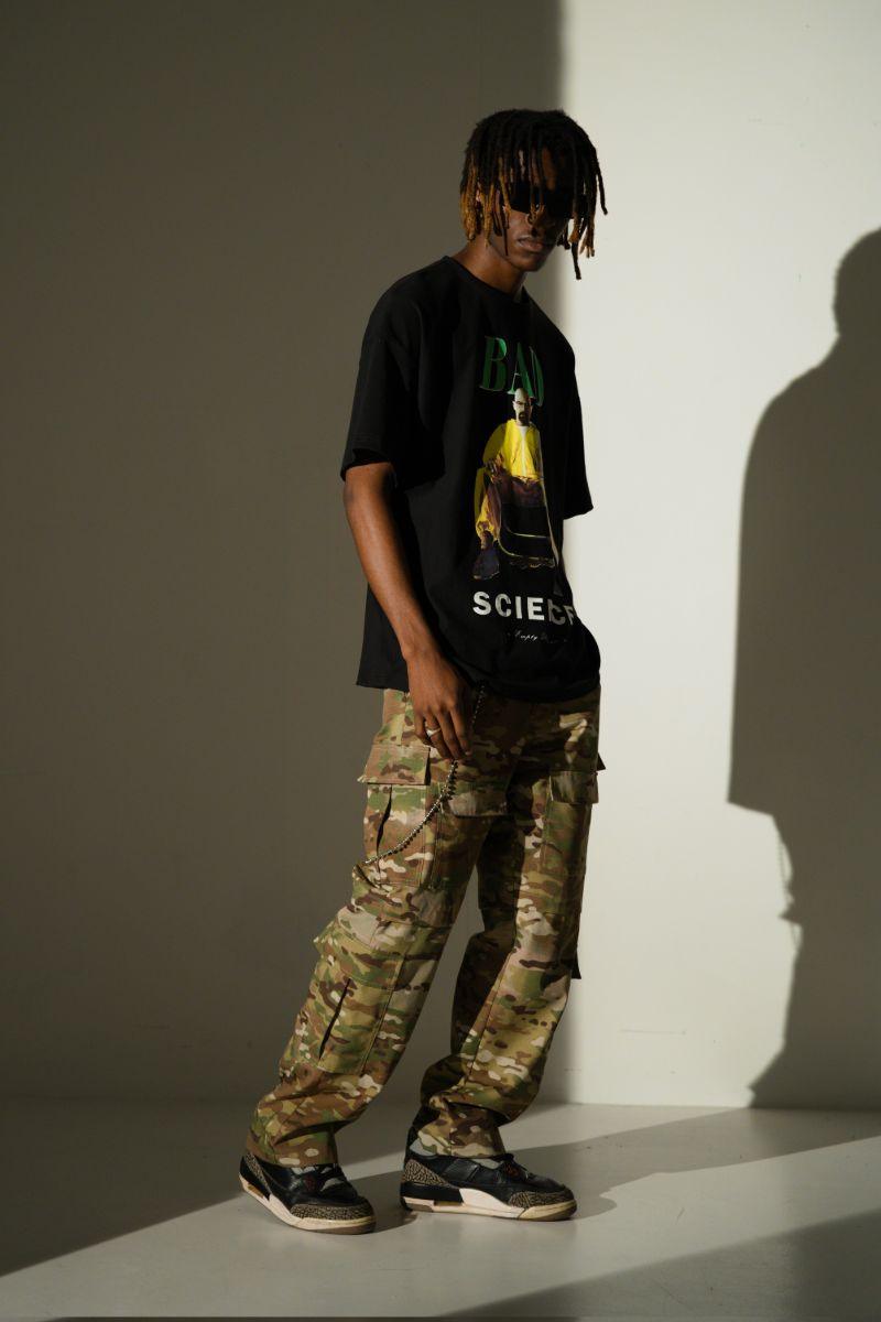 Empty Reference Camouflage Multi Pocket Trousers
