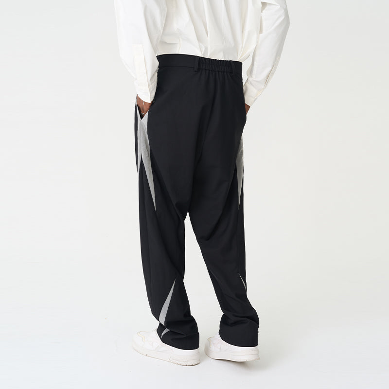 H/C Deconstructed Silhouette Suit Trousers