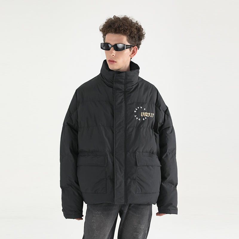 H/C Cartoon Face Down Jacket