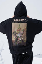 Vintage Oil Painting Logo Hoodie