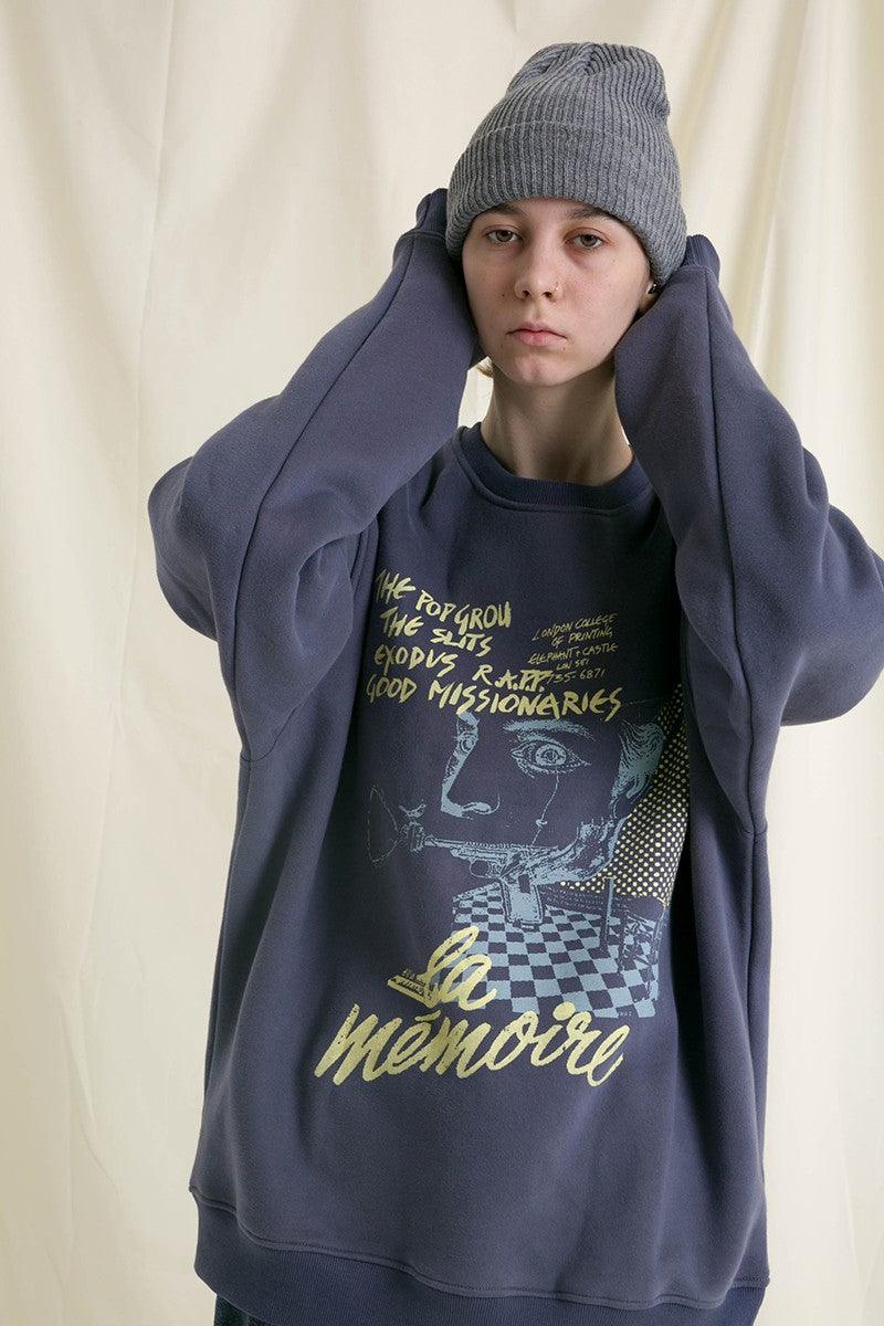 Center of Rotation La Memoire Print Sweater