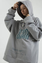 Center of Rotation Stitched Polo Hoodie