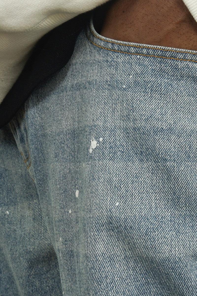 Empty Reference Splash Ink Light Blue Jeans