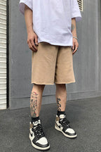 CZ Distressed Casual Shorts