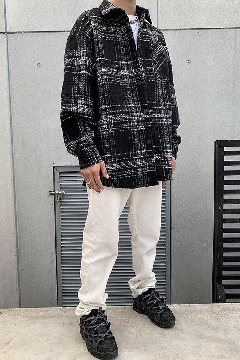 CZ Woolen Plaid Shirt