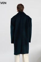 Mix7 Asymmetrical Woolen Coat