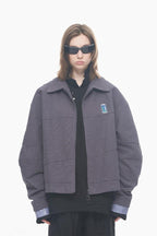 BNP Irregular Stitched Logo Jacket